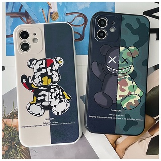 CASE IPHONE 6 6S 7 8 PLUS X XS XR 11 12 13 MINI PRO MAX   Violent bear TPU soft case