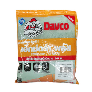 🔥แนะนำ!! กาวยาแนว 1 กก. DAVCO Extra Plus รุ่น 4TGX1501 สีเขียวอ่อน Adhesives &amp; Tapes