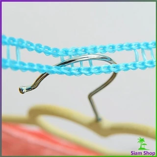 Siam (คละสี) ราวตากผ้ากลางแจ้งกันลม ราวเชือกตากผ้าไนล่อน Dry clothes Rope