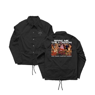 เสื้อกันลม COACH JACKET BAND BRING ME THE HORIZON | เสื้อแจ็กเก็ตร่มชูชีพ กันน้ํา สําหรับผู้ชาย และผู้หญิง