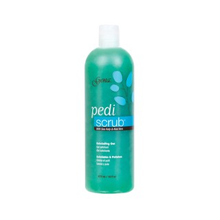 ของแท้! Gena Pedi Scrub Gel : เจลขัดผิวเท้าและขา ช่วยลดความแห้งกร้านและปลอบประโลมผิว  - 16  oz.