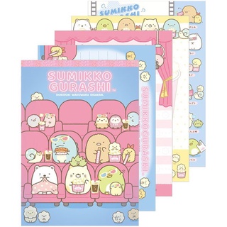 สมุดฉีก Memo pad กระดาษโน๊ตขนาด A6 Theme Popcorn (Pink-Blue) มีทั้งหมด 4 ลาย sg / Sumikko Gurashi / SumikkoGurashi