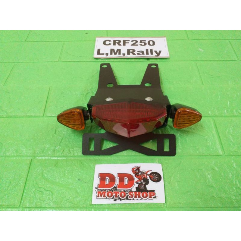 CRF250L M RALLY ท้ายสั้นใส่ไฟเลี้ยวแต่ง #โครงเหล็กหนา 1.2 มม. ท้ายสั้น CRF250L CRF250M CRF250RALLY