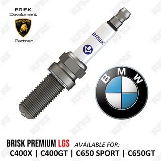 หัวเทียน BRISK PREMIUM LGS 4 เขี้ยว แกนเงิน BMW C400X C400GT C650SPORT C650GT (SGL21ROC) เบนซิน95,แก๊สโซฮอล์95