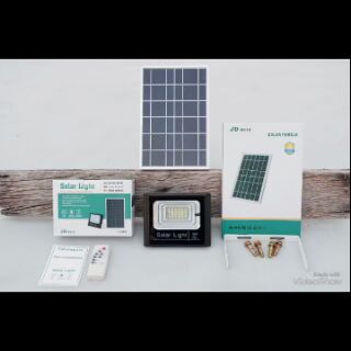 โคมไฟโซล่าเซลล์60W Solarcell ไฟสปอร์ตไลท์LEDพร้อมอุปกรณ์ครบชุด