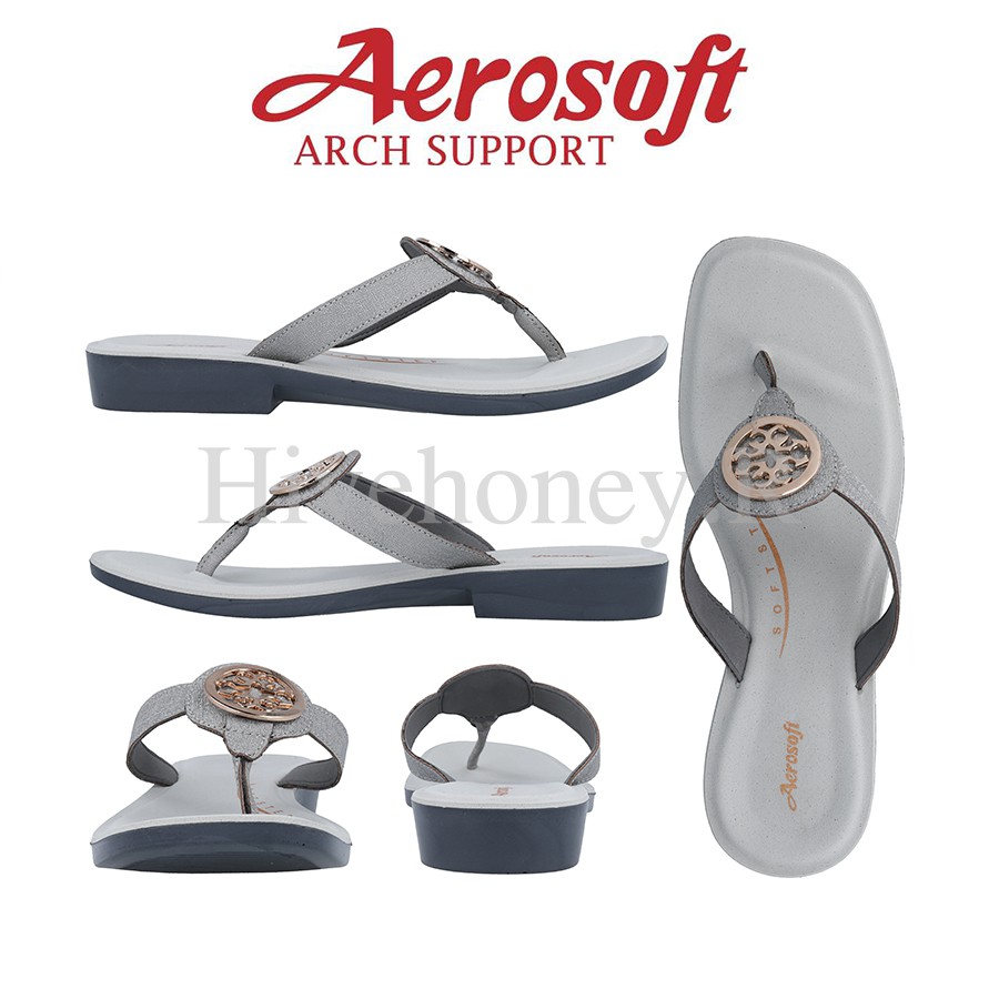 ☁️FW8064☁️ รองเท้าแตะเพื่อสุขภาพ aerosoft arch support(แอโร่ซอฟ)