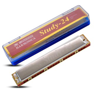 SUZUKI 24 หลุม Polyphonic Harmonica Key C