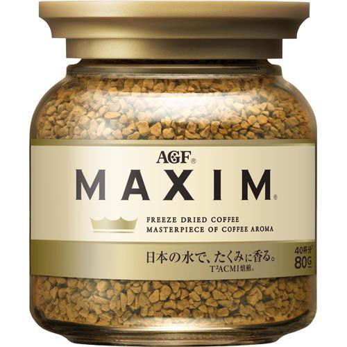 AGF Maxim Aroma Select Instant Coffee (Japan Imported) แม็กซิม อโรม่า ซีเล็ค คอฟฟี่ (สีทอง) 80g.