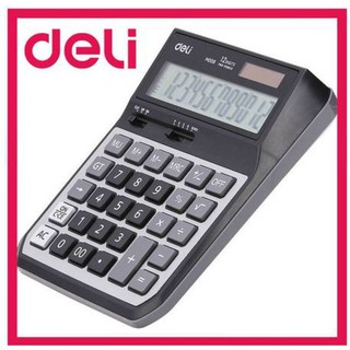 เครื่องคิดเลขแบบตั้งโต๊ะ Deli ALCULATOR 12-DIGIT 12 หลัก 2 ระบบ M008 20