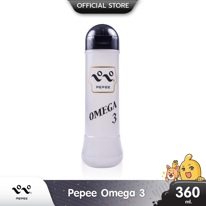 Pepee Omega 3 เจลหล่อลื่นญี่ปุ่น สูตรน้ำ แบบเพิ่มความหอมแบบพิเศษ บรรจุ 1 ชิ้น (ขนาด 360 ml.)