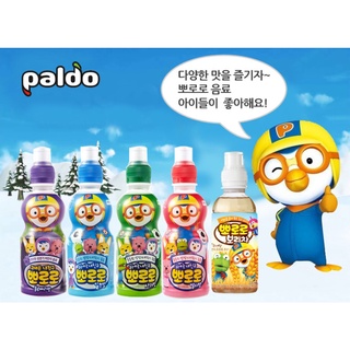 พร้อมส่ง 팔도 뽀로로 น้ำโพโรโรรสผลไม้ Paldo Fun &amp; Yum Pororo Kids Flavor Drink 235ml.