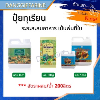 ชุด ปุ๋ย ฉีดทุเรียน กิฟฟารีน ปุ๋ย บำรุงทุเรียน สูตร ระยะสะสมอาหาร ปุ๋ยน้ำทางใบ