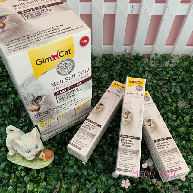 GimCat Malt-Soft Extra Paste 50g Anti-HairBall For Cat / per box