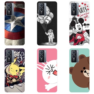 เคสสำหรับ VIVO Y76 5G Case Silicone Back Cover Soft Casing VIVOY76 Y 76 5G cartoon TPU เคส