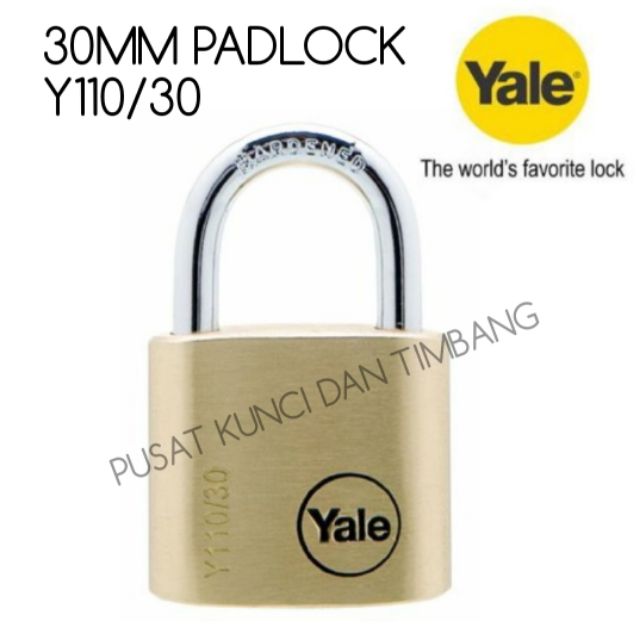 YALE PADLOCK YE110/30/117 30MM