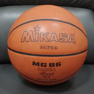 ลูกบาสเกตบอล Basketball หนัง MIKASA SUPER MG B6 [มือ 2] Japan