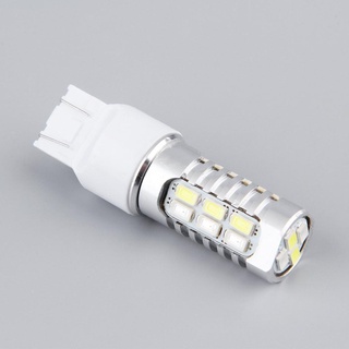 【Clearance1/6】หลอดไฟเลี้ยว Led T20 7443 22SMD สีขาว สีเหลืองอําพัน