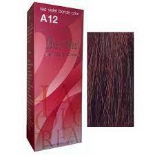 Berina น้ำยาย้อมผม เบอริน่า A12 สีบลอนด์แดงประกายม่วง