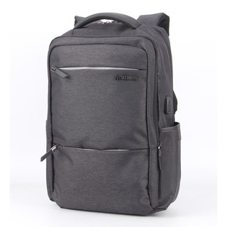 ARCTIC HUNTER รุ่น B00107 (กันน้ำ + USB + Laptop 15.6") - กระเป๋าเป้ใส่คอม กระเป๋าโน๊ตบุ๊ค