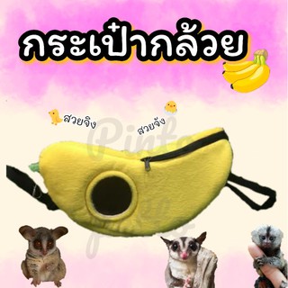 กระเป๋ากล้วย กระเป๋าพกพาสัตว์เลี้ยง