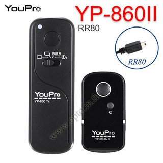 YP-860II YouPro RR-80 Wire/Wireless Remote 2.4GHz For Fuji E1 S1 HS20 HS25 HS30 S9600 รีโมทไร้สาย