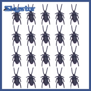 skystar Long Lasting Fake Roaches Fadeless Prank Fake Roaches Party Favor for Halloween