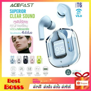 ACEFAST รุ่น T6 หูฟัง หูฟังไร้สาย หูฟังพร้อมเคส TWS Headset ENC Bluetooth 5.0