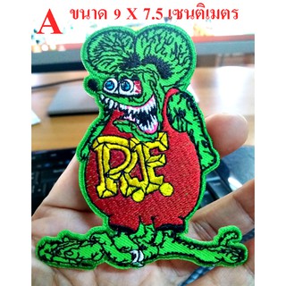 อาร์มรีดเสื้อ วินเทจ * RatFink นักเสพหนูผี *