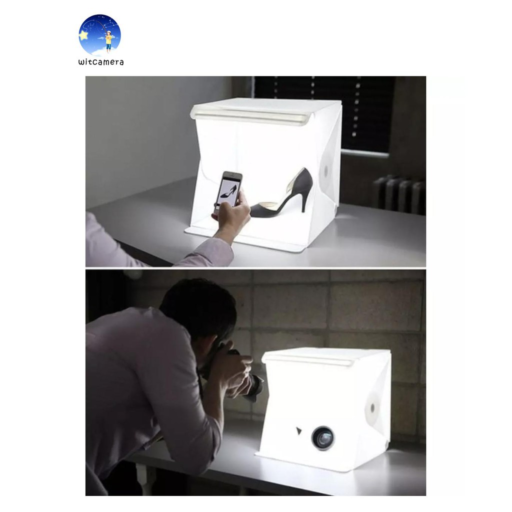 สตูดิโอถ่ายภาพ กล่องถ่ายภาพ แบบพกพา Light Room Photo Studio 9 inch (24cm) Photography Lighting Tent Kit Mini Cube Box