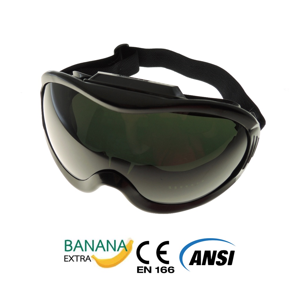 แว่นตางานเชื่อม แว่นครอบตา แว่นกันสะเก็ด เลนส์ IR 5 Welding Goggles KWG272(1ชิ้น)