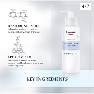 eucerin dermatoclean mild cleansing milk