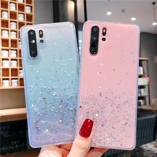 เคสซิลิโคน ลายกลิตเตอร์ สําหรับ หัวเว่ย Nova 2i 3i 5t Nova 7i 7se Huawei Y7 2019 Y5P Y6P Y7P