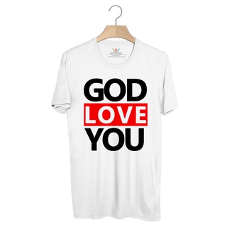 BP248 เสื้อยืด GOD LOVE YOU