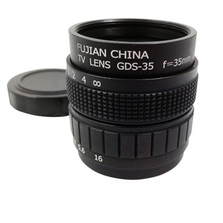 เลนส์หน้าชัดหลังเบลอ 35mm F1.7 CCTV fujian APSC มือหมุน ไม่ติดขอบดำ 📷 นัดรับได้ ใส่หลายยี่ห้อ ดูด้านใน