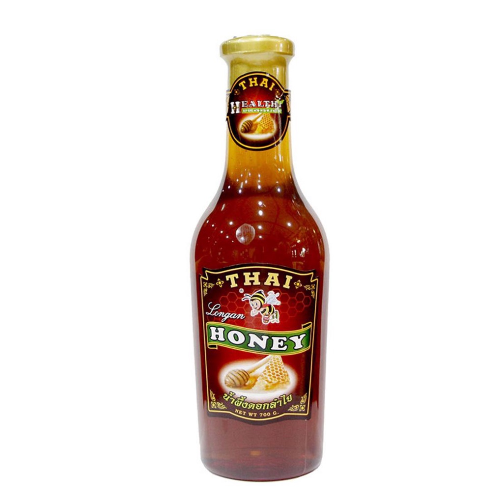 THAI HONEY น้ำผึ้งดอกลำไย 700 กรัม (แพ็ค 2 ขวด)
