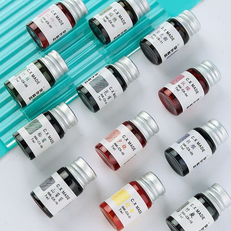 หมึกเติมปากกา Wei Zhuang หมึกสีเติมปากกา หมึก ink pen หมึกน้ำ