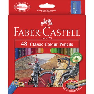 สีไม้อัศวิน Faber-Castell Classic Colour Pencils แถมกบเหลาในกล่อง