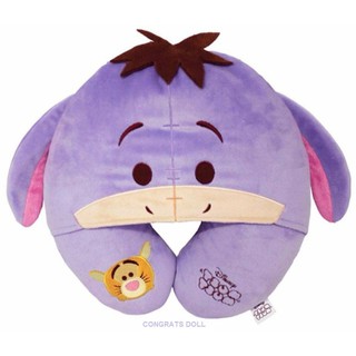 (ลิขสิทธิ์แท้ ส่งฟรี) หมอนรองคอ อียอร์ Eeyor วินนี่ เดอะ พูห์ Winnie The Pooh ซูมซูม Tsum Tsum