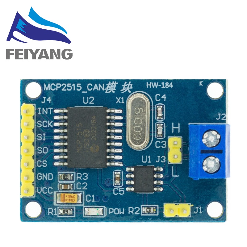 Mcp2515 Tja1050 โมดูลรับสัญญาณ Spi สําหรับตัวควบคุมแขน 51 Mcu