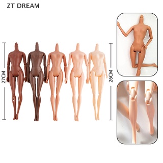 ZTD 11 Movable Joints African Doll Nude Body Black Skin Kids Pretty Girl Toy Gift 07