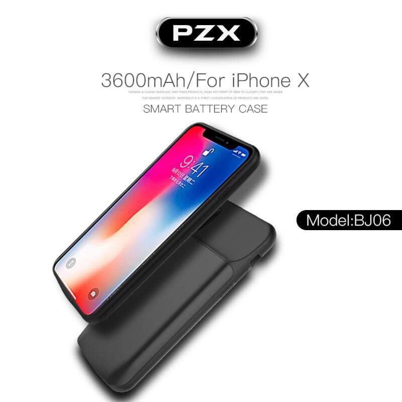 SMART BATTERY CASE PZX BJ06/3600mAh for iphon X Power bank แบตสำรอง