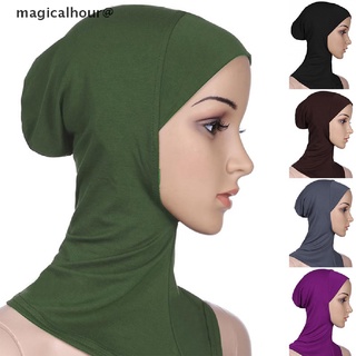 magicalhour Women Lady Ninja Head Cover Cotton Muslim Headscarf Inner Hijab Caps Scarf Hat *On sale