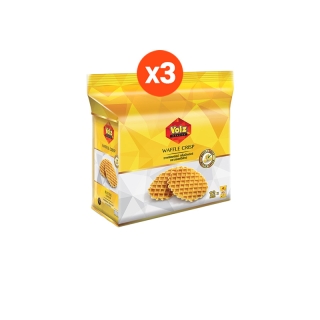 [3 packs] Voiz Waffle Crisp Butter วอยซ์ วาฟฟิลคริสป์กลิ่นบัตเตอร์ 22g 12 ชิ้น 3 แพ็ค