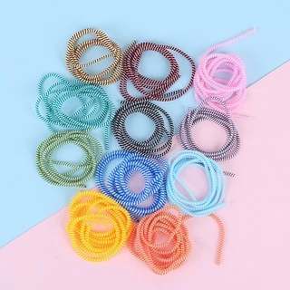 Ready Stock1.4M/55 นิ้ว 3 In 1 เกลียวสายป้องกันสาย Winder สําหรับสายชาร์จสายหูฟังลวด