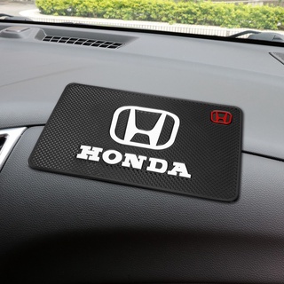 แผ่นกันลื่นสำหรับติดแผงหน้าปัดรถยนต์, กันลื่นสำหรับสิ่งของมือถือ, Honda City Jazz Civic Crv Xrv Camry Accord ที่เก็บของ, เสื่อ PU ทนอุณหภูมิสูง, อุปกรณ์ตกแต่งภายในรถยนต์