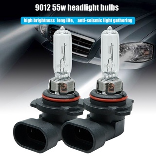 หลอดไฟหน้ารถยนต์ HIR2 9012 12V55W แสงสีขาว 2 ชิ้น