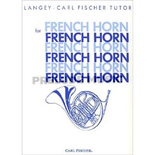 Langey-Fischer Tutor for French Horn Cor(9780825827570)