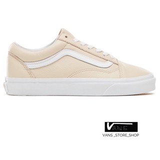 VANS OLD SKOOL LEATHER SAND DOLLAR SNEAKERS สินค้ามีประกันแท้