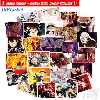 ❉ Black Clover - Anime Mini Poster สติ๊กเกอร์ ❉ 30Pcs/Set Waterproof DIY Decals Doodle สติ๊กเกอร์