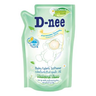 ขายยกลัง! D-nee น้ำยาปรับผ้านุ่ม กลิ่น Natural Time ชนิดเติม ขนาด 600 มล. (12 ถุ